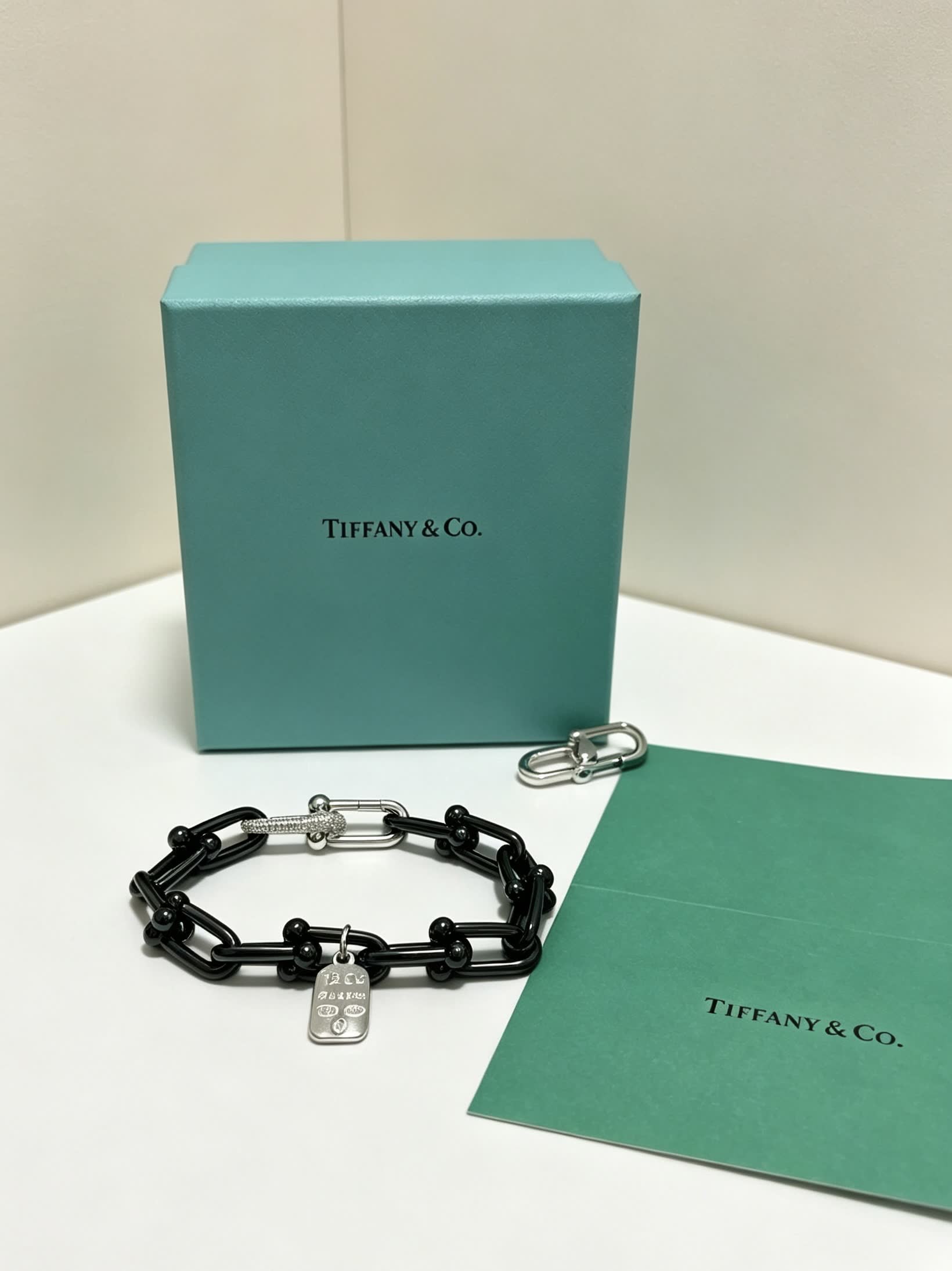 Tiffany & Co. Black Onyx Link Bracelet